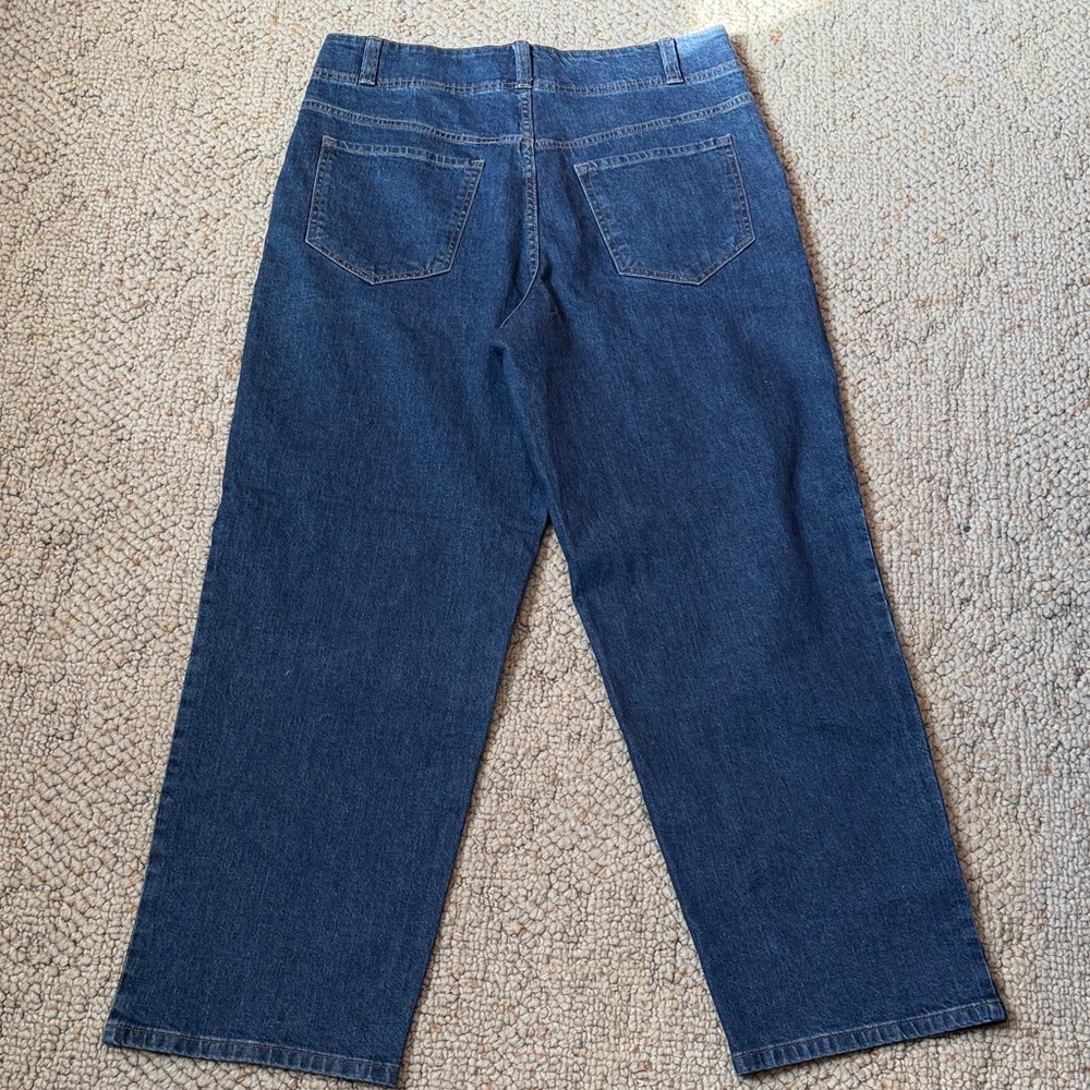 Banana Republic Dark Blue High-Rise Straight Jeans - Picture 8 of 9